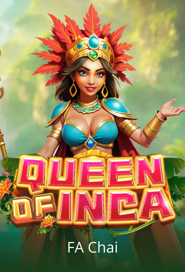 Image of a character with Incan-inspired attire and "QUEEN OF INCA" text below.